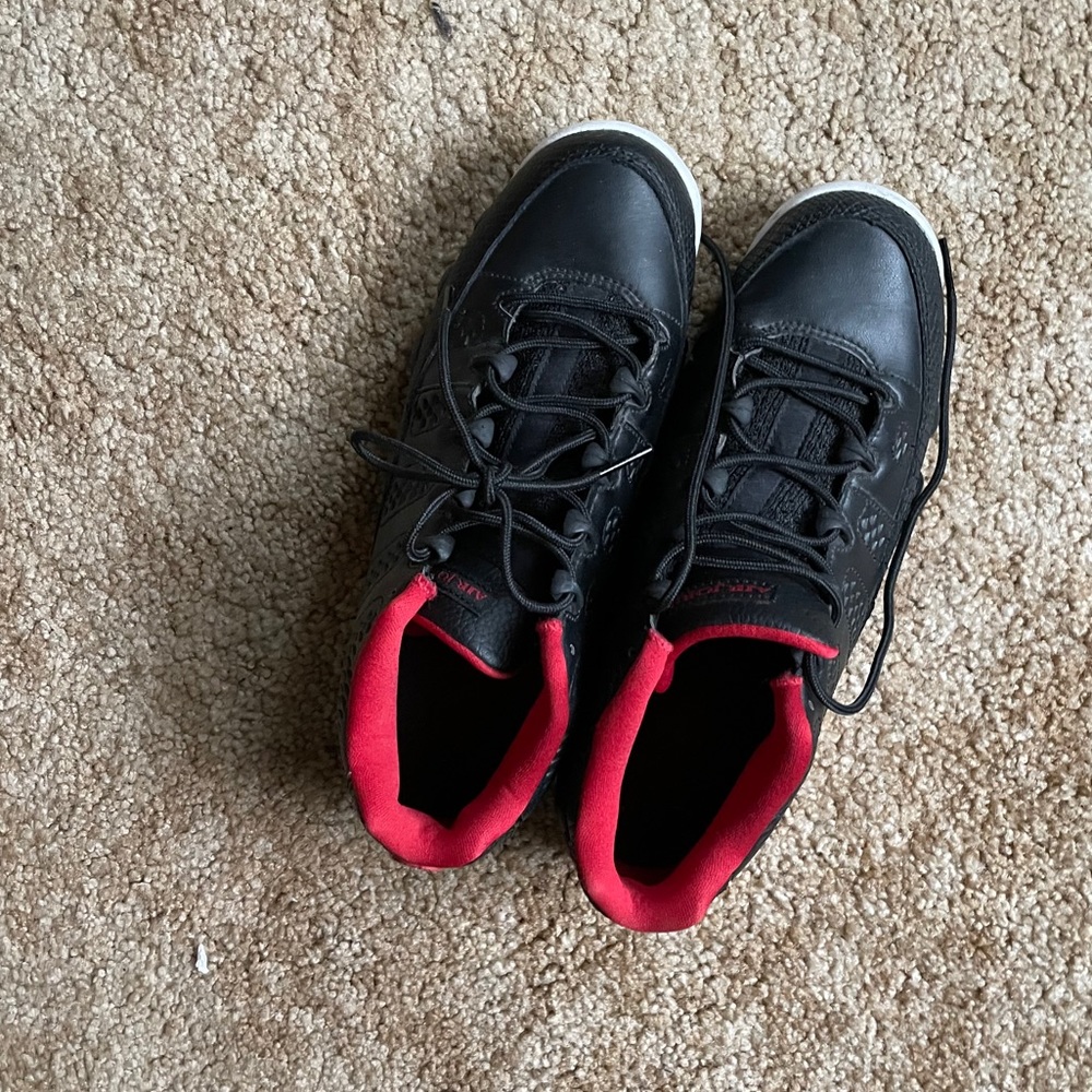 NIKE AIR JORDAN 9 RETRO LOW BLACK-GYM RED-WHITE - Picture 2 of 5